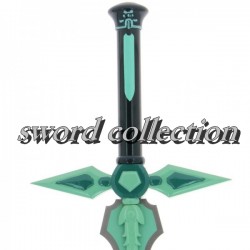 Lot de 2 Épées de Kirito SAO - Dark Repulser et Elucidator