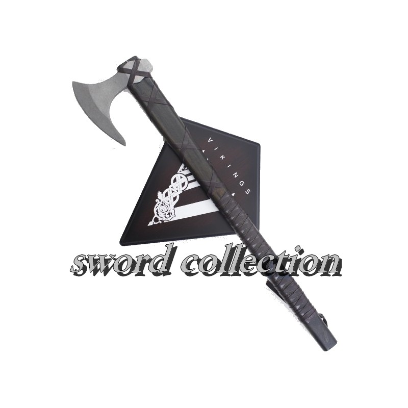 Hache Viking Ragnar Lothbrok - Acier Au Carbone Forgé à La Main - Prête Au Combat - Avec Gaine
