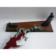 Decorative Dragon Dagger 62cm (Stand included)