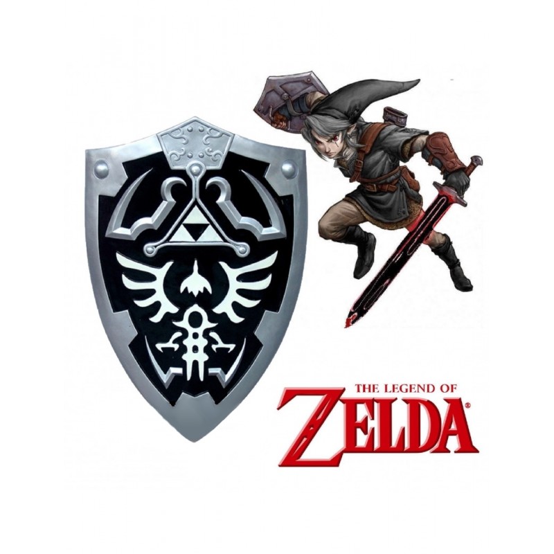 Bouclier de Dark Link corrompu - The Legend of Zelda Réplique de décoration