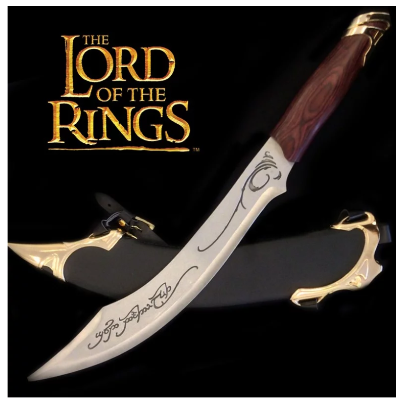 Dague Elfique d'Aragorn Le Seigneur des Anneaux Réplique de décoration 56cm