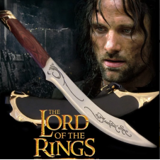 Dague Elfique d'Aragorn Le Seigneur des Anneaux Réplique de décoration 56cm