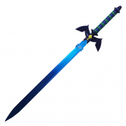 Pack 2 épées De Link En Bois - Réplique Master Sword Zelda Avec Fourreau | Épée Décorative, Cosplay, 107 Cm