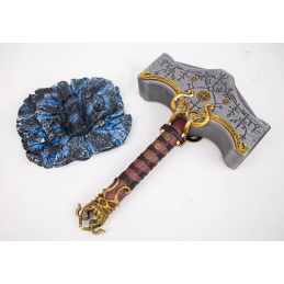 Marteau de Thor God of War Ragnarok Reproduction de collection 60cm