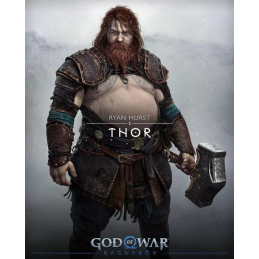Marteau de Thor God of War Ragnarok Reproduction de collection 60cm