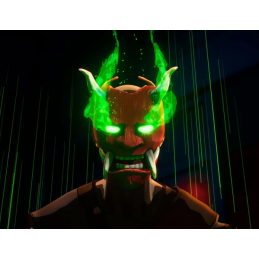 Épée Onimaru Kunitsuna de Green Devil - Valorant Réplique de collection