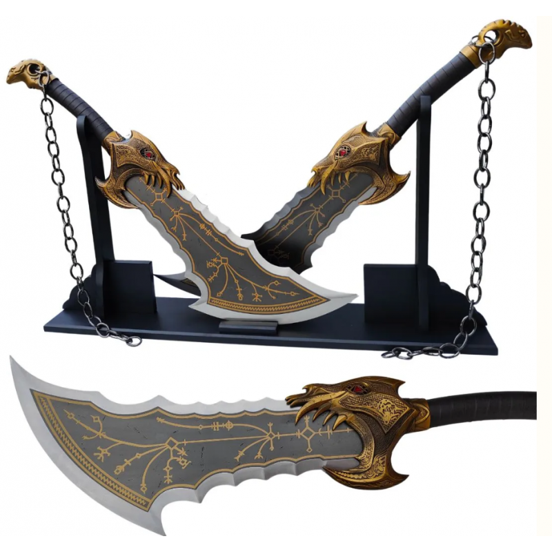 Lames du Chaos de Kratos - God of War Ragnarök Replique de collection