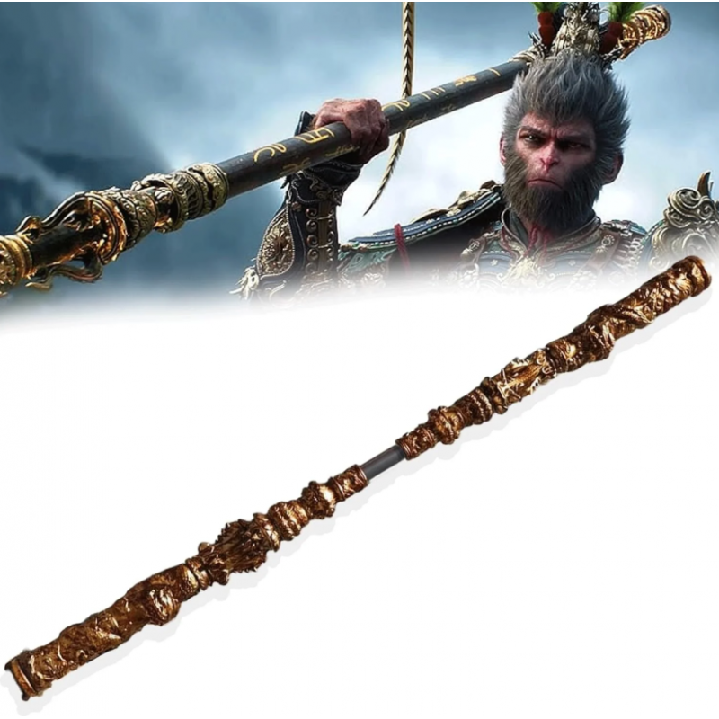 Bâton Ruyi Jingu Bang de Sun Wukong (Le Roi Singe) - Black Myth: Wukong Replique de collection