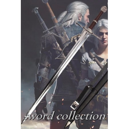 The Witcher III- Twin Wolf Sword Geralt of Riv